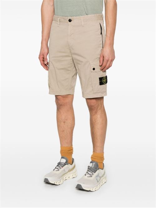 Bermuda Shorts with Compass Application STONE ISLAND | L100011S0010V009A